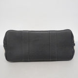 【6ee6564】エルメス トートバッグ ガーデンパーティPM トワルアッシュ ブラック シルバー金具 □J刻印【中古】レディース