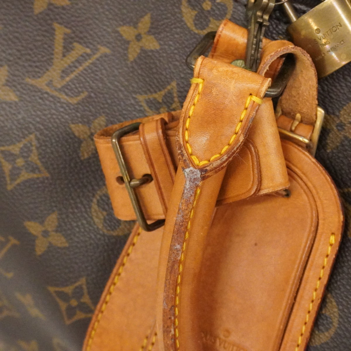 【6ee6566】ルイヴィトン ボストンバッグ モノグラム キーポル45 M41428 ブラウン【中古】メンズ レディース ユニセックス