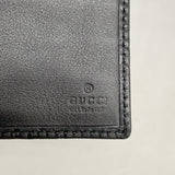 【6ef6581-k】グッチ マネークリップ グッチシマ 170580 レザー ブラック シルバー金具【中古】メンズ