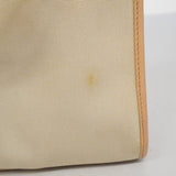 【6ef6585-k】グッチ ハンドバッグ ジャッキー 002 1068 キャンバス ベージュ シルバー金具【中古】レディース