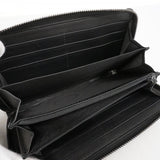 【6ef6587-k】グッチ 長財布 グッチシマ 307987 レザー ブラック シルバー金具【中古】メンズ レディース ユニセックス