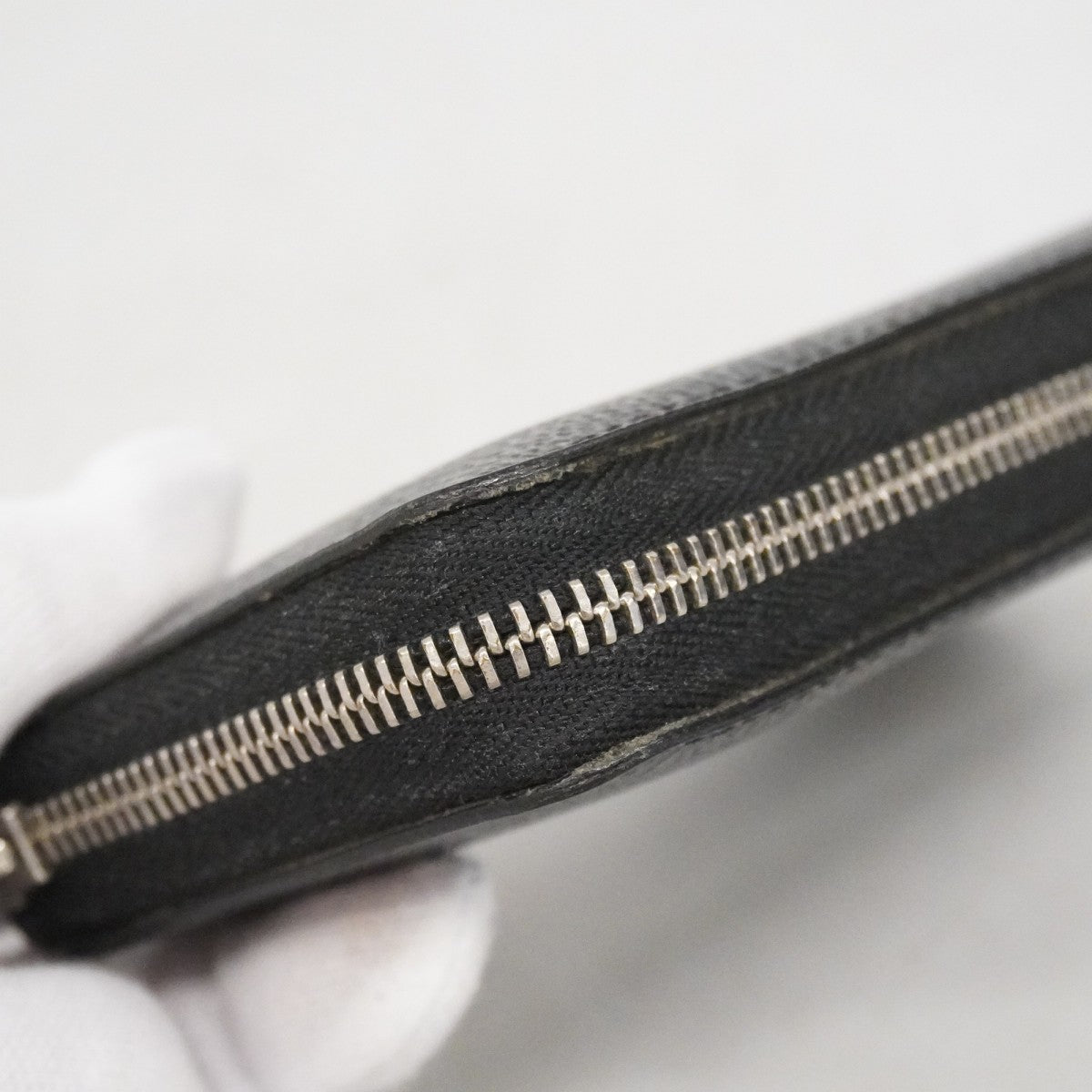 【6ef6590-k】ルイヴィトン コインケース ダミエ・グラフィット ジッピーコインパース N63076 ブラック【中古】メンズ