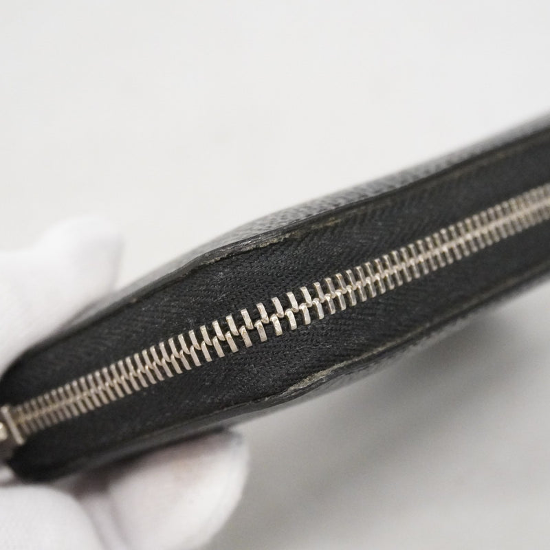 【6ef6590-k】ルイヴィトン コインケース ダミエ・グラフィット ジッピーコインパース N63076 ブラック【中古】メンズ