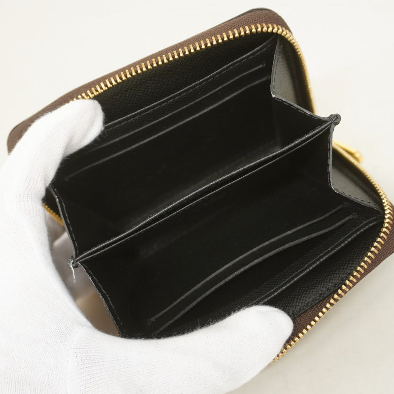 【6ef6595】ルイヴィトン コインケース モノグラム・ジャイアント ジッピー コインパース M69354 ブラウン【中古】レディース