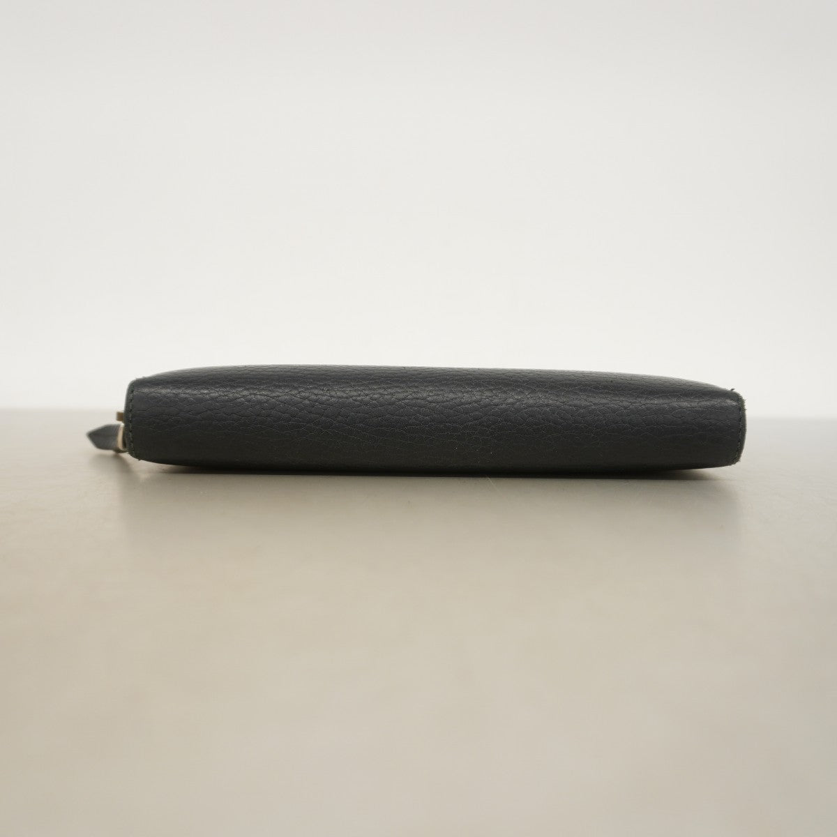 【6ef6598】グッチ 長財布 GGマーモント 524291 レザー ブラック ゴールド金具【中古】レディース