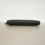 【6ef6598】グッチ 長財布 GGマーモント 524291 レザー ブラック ゴールド金具【中古】レディース