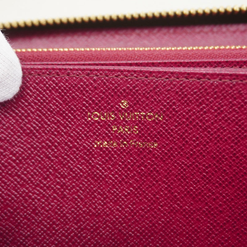 【6ef6607】ルイヴィトン 長財布 モノグラム ジッピーウォレット M41895 フューシャ【中古】レディース