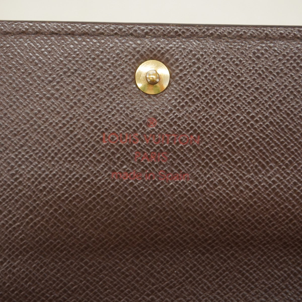 【6ef6609】ルイヴィトン 長財布 ダミエ ポシェットポルトモネクレディ N61724 エベヌ【中古】レディース