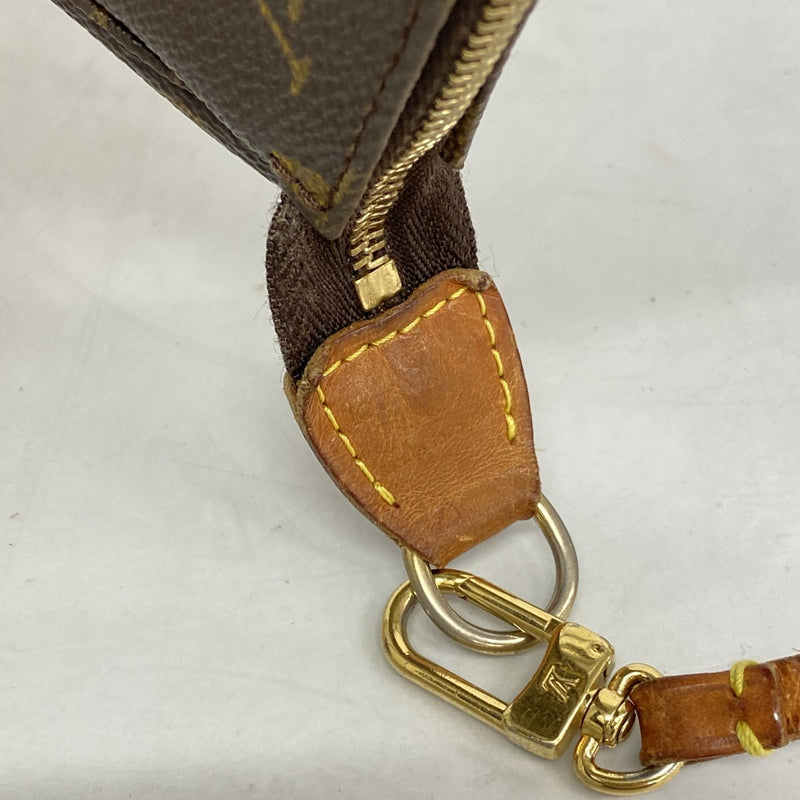 【6ef6618】ルイヴィトン ポーチ モノグラム ポシェットアクセソワール M51980 ブラウン【中古】レディース