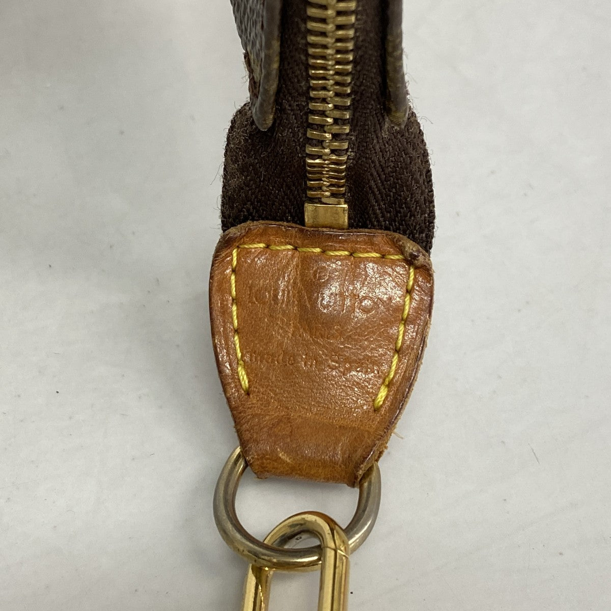 【6ef6618】ルイヴィトン ポーチ モノグラム ポシェットアクセソワール M51980 ブラウン【中古】レディース