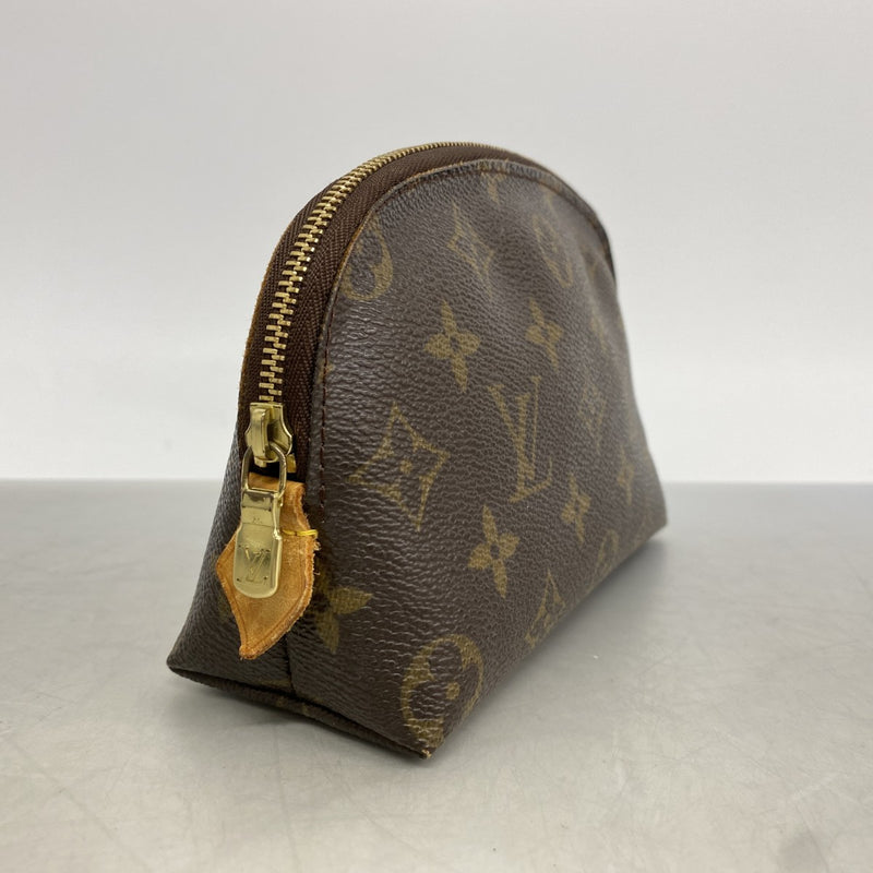 【6ef6619】ルイヴィトン ポーチ モノグラム ポシェットコスメティックPM M47515 ブラウン【中古】レディース