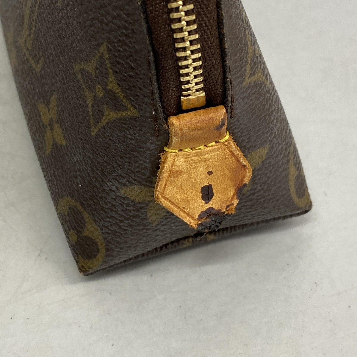 【6ef6619】ルイヴィトン ポーチ モノグラム ポシェットコスメティックPM M47515 ブラウン【中古】レディース