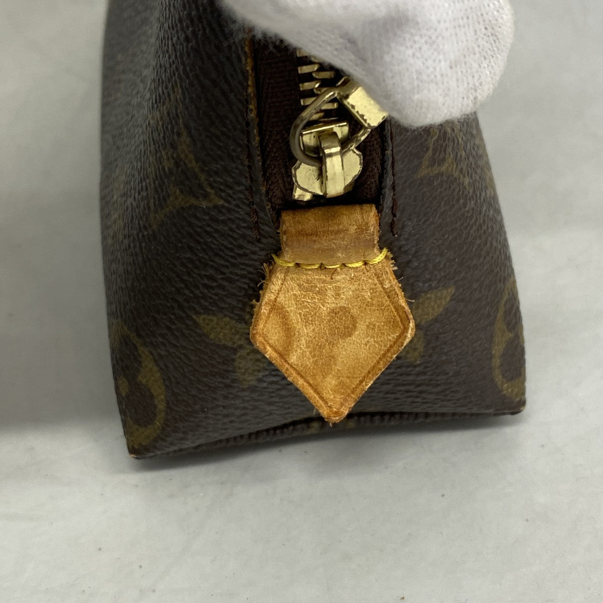 【6ef6619】ルイヴィトン ポーチ モノグラム ポシェットコスメティックPM M47515 ブラウン【中古】レディース