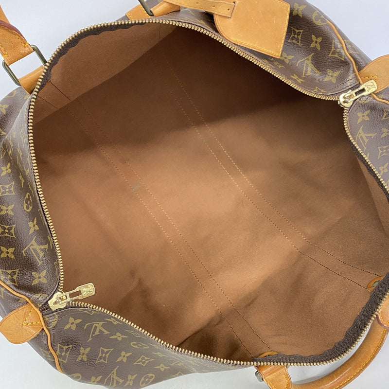 【6ef6625】ルイヴィトン ボストンバッグ モノグラム キーポル55 M41424 ブラウン【中古】メンズ レディース ユニセックス