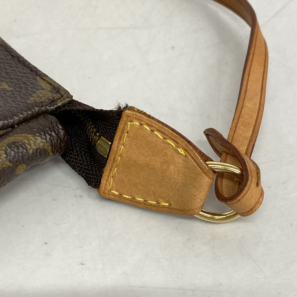 【6ef6630】ルイヴィトン ポーチ モノグラム ポシェットアクセソワール M51980 ブラウン【中古】レディース