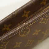 【6fa0012】ルイヴィトン ポーチ モノグラム トゥルーストワレット28 M47522 ブラウン【中古】レディース