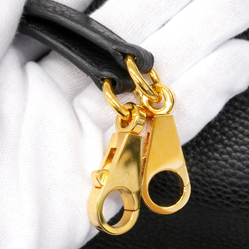 【6fa0016】エルメス ハンドバッグ ボリード35 トリヨン ブラック ゴールド金具 □L刻印 2wayバッグ【中古】レディース