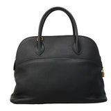 【6fa0016】エルメス ハンドバッグ ボリード35 トリヨン ブラック ゴールド金具 □L刻印 2wayバッグ【中古】レディース
