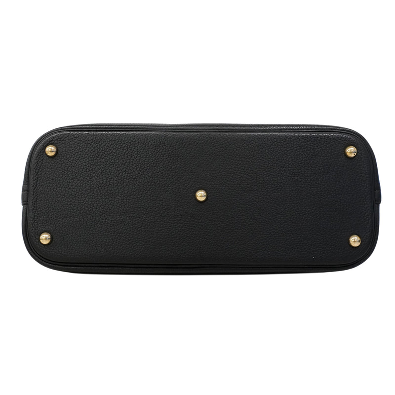 【6fa0016】エルメス ハンドバッグ ボリード35 トリヨン ブラック ゴールド金具 □L刻印 2wayバッグ【中古】レディース