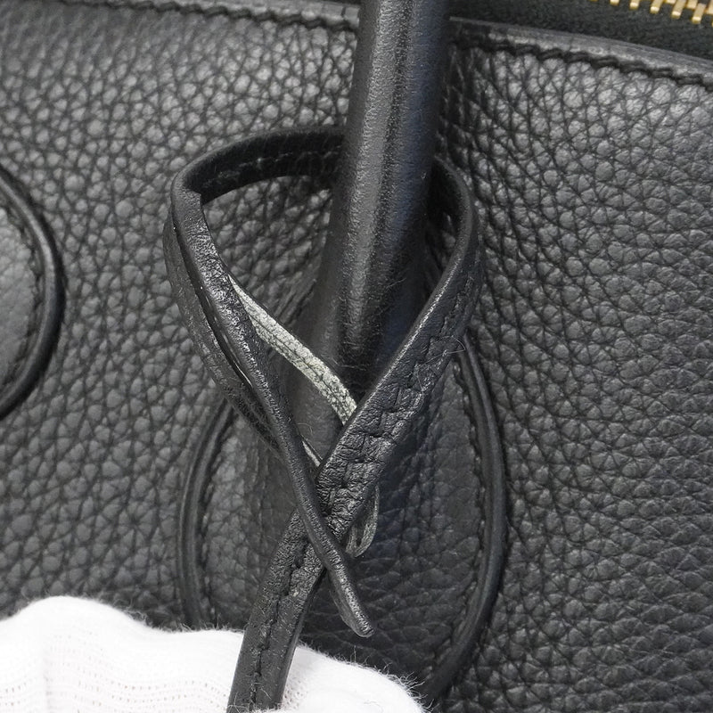 【6fa0016】エルメス ハンドバッグ ボリード35 トリヨン ブラック ゴールド金具 □L刻印 2wayバッグ【中古】レディース