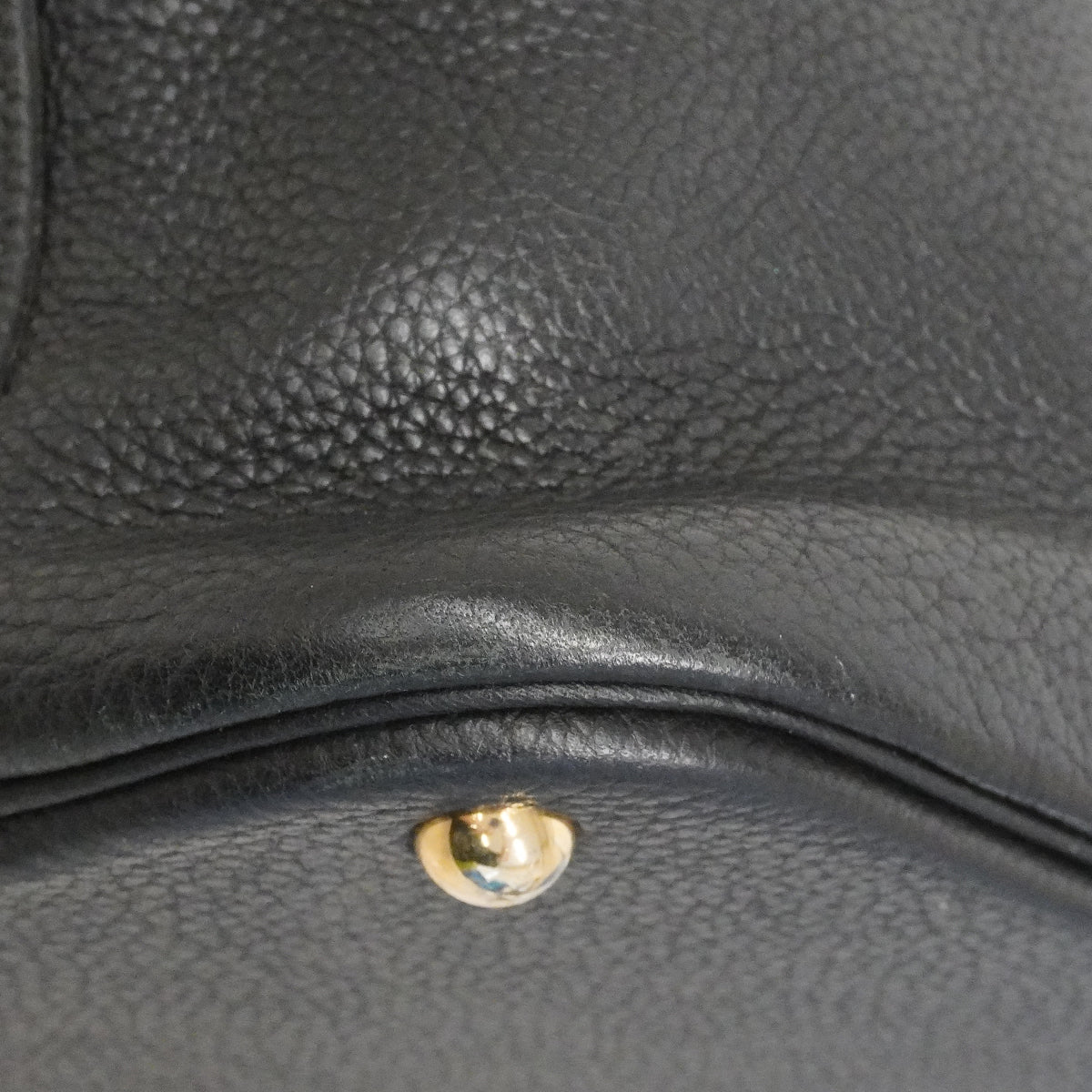 【6fa0016】エルメス ハンドバッグ ボリード35 トリヨン ブラック ゴールド金具 □L刻印 2wayバッグ【中古】レディース