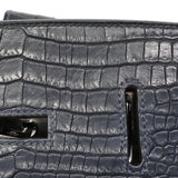 【6fa0018-e-g】エルメス ボディバッグ ケリーアッカドPM ポロサス ブラック シルバー金具 W刻印【中古】メンズ