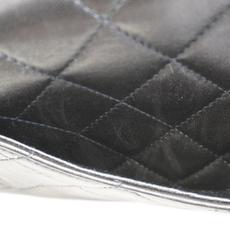 【6fa0033-h】シャネル ショルダーバッグ マトラッセ チェーンショルダー ラムスキン ブラック ゴールド金具【中古】レディース