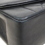 【6fa0036-h】シャネル ショルダーバッグ ダイアナ チェーンショルダー ラムスキン ブラック ゴールド金具【中古】レディース