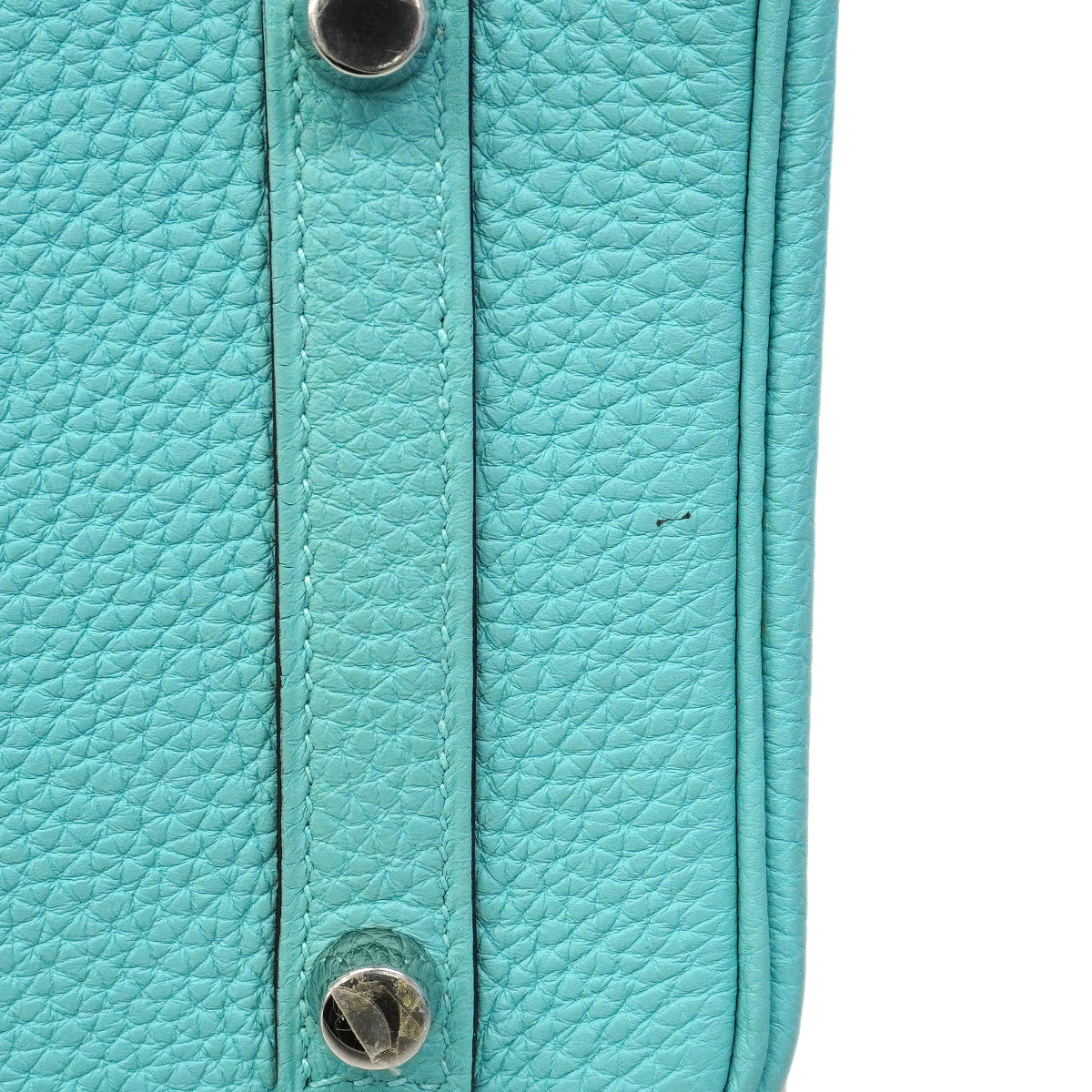 【6fa0038-g】エルメス ハンドバッグ バーキン25 トゴ ブルーアトール シルバー金具 T刻印【中古】レディース