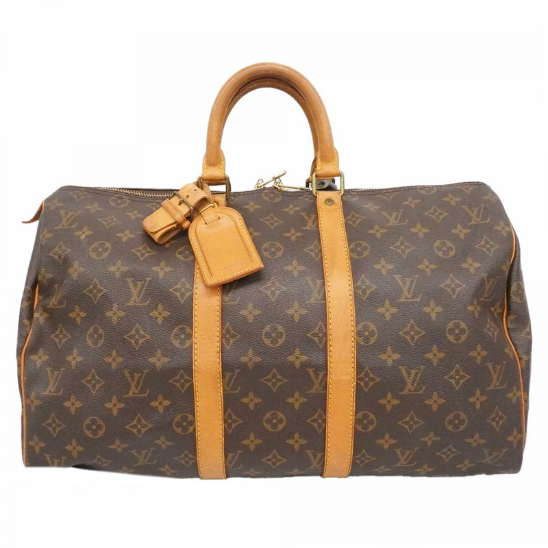 【6fa0040】ルイヴィトン ボストンバッグ モノグラム キーポル45 M41428 ブラウン【中古】メンズ レディース ユニセックス