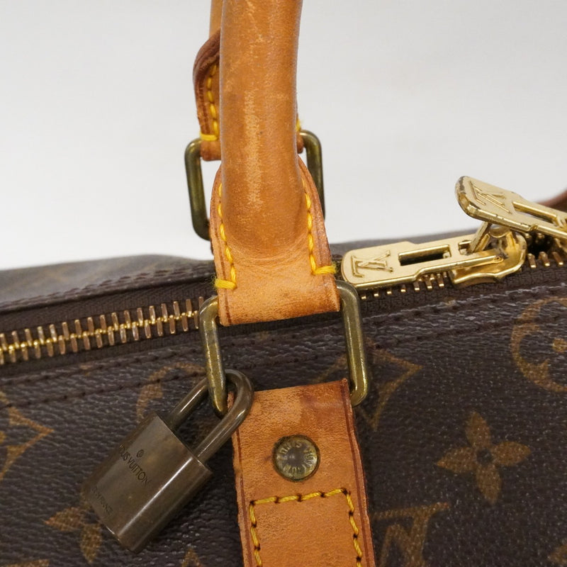 【6fa0040】ルイヴィトン ボストンバッグ モノグラム キーポル45 M41428 ブラウン【中古】メンズ レディース ユニセックス