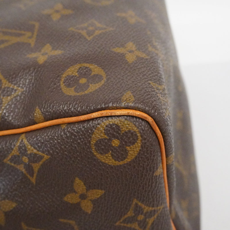 【6fa0041】ルイヴィトン ハンドバッグ モノグラム スピーディ35 M41107 ブラウン【中古】レディース