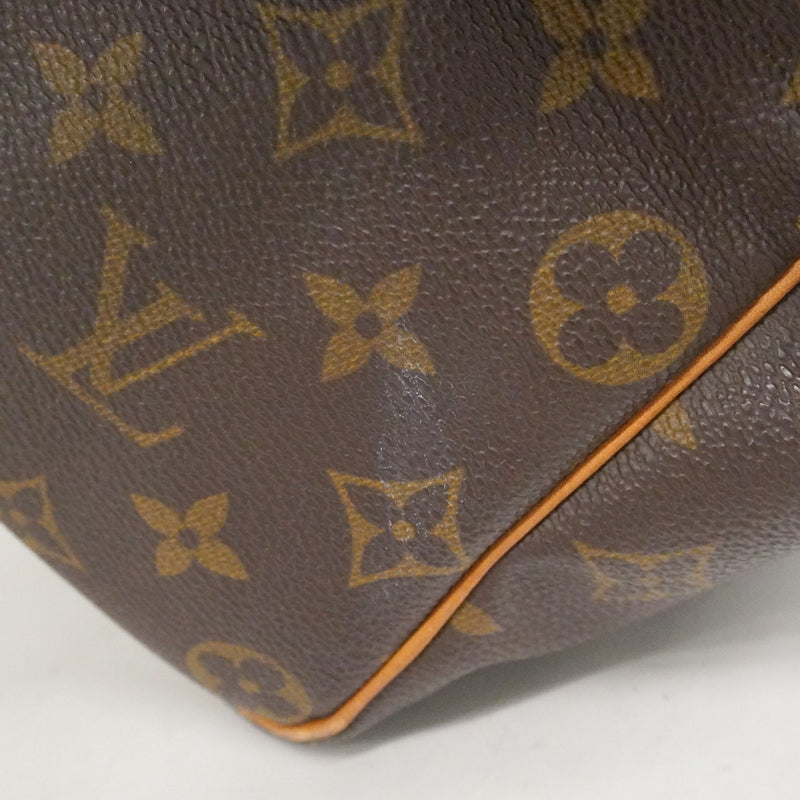 【6fa0041】ルイヴィトン ハンドバッグ モノグラム スピーディ35 M41107 ブラウン【中古】レディース