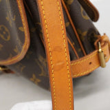 【6fa0045】ルイヴィトン ショルダーバッグ モノグラム ソミュール30 M42256 ブラウン【中古】レディース