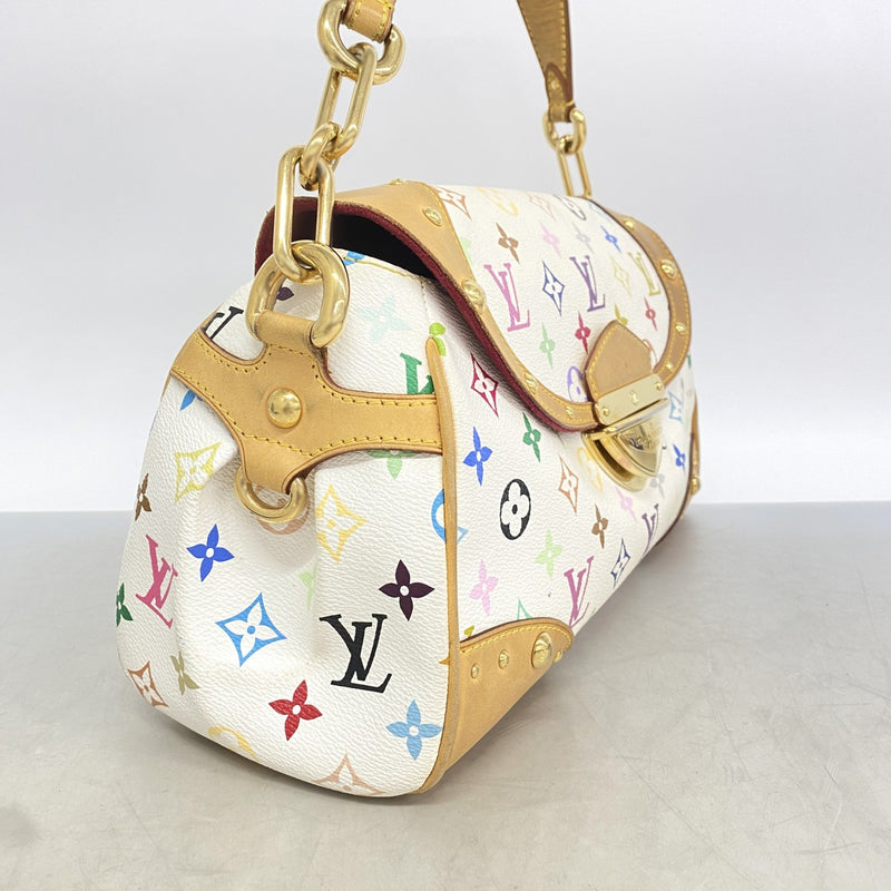 【6fa0053-k】ルイヴィトン ショルダーバッグ モノグラム・マルチカラー ビバリーMM M40203 ブロン【中古】レディース