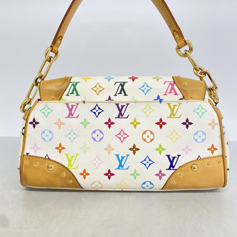 【6fa0053-k】ルイヴィトン ショルダーバッグ モノグラム・マルチカラー ビバリーMM M40203 ブロン【中古】レディース