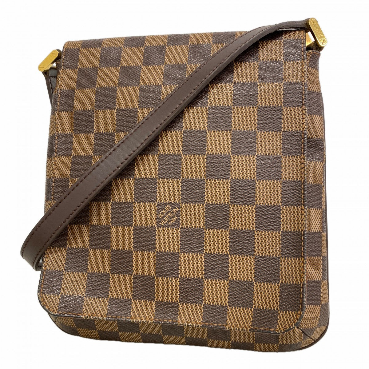 【6fa0054-k】ルイヴィトン ショルダーバッグ ダミエ ミュゼットサルサロングストラップ N51300 エベヌ【中古】レディース