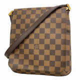 【6fa0054-k】ルイヴィトン ショルダーバッグ ダミエ ミュゼットサルサロングストラップ N51300 エベヌ【中古】レディース