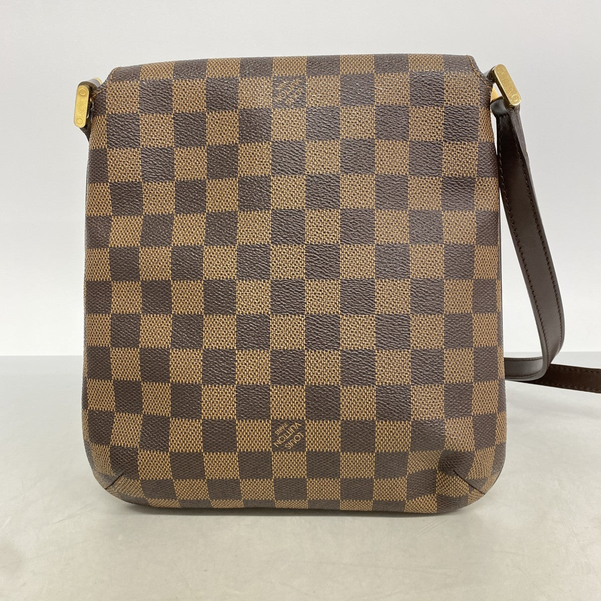 【6fa0054-k】ルイヴィトン ショルダーバッグ ダミエ ミュゼットサルサロングストラップ N51300 エベヌ【中古】レディース