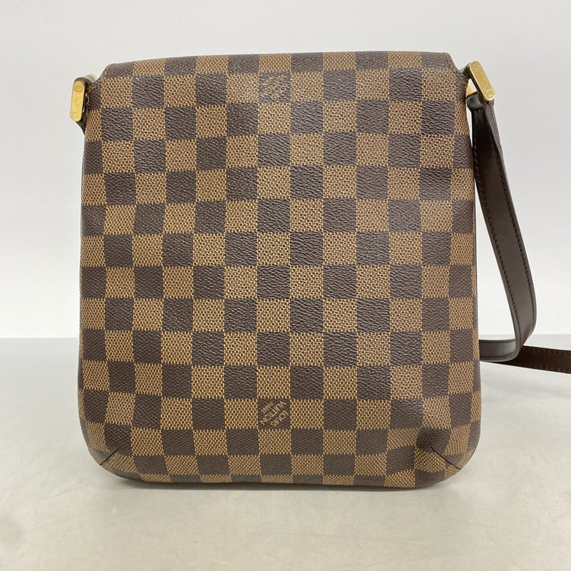 【6fa0054-k】ルイヴィトン ショルダーバッグ ダミエ ミュゼットサルサロングストラップ N51300 エベヌ【中古】レディース