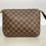 【6fa0055-k】ルイヴィトン ショルダーバッグ ダミエ ミュゼットタンゴロングストラップ N51301 エベヌ【中古】レディース