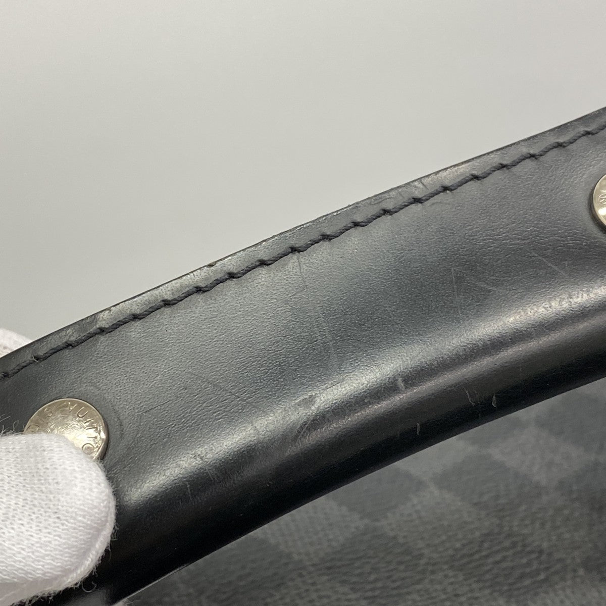 【6fa0060-k】ルイヴィトン キャリーバッグ ダミエ・グラフィット ネオエオール65 N23001 ブラック グレー【中古】メンズ