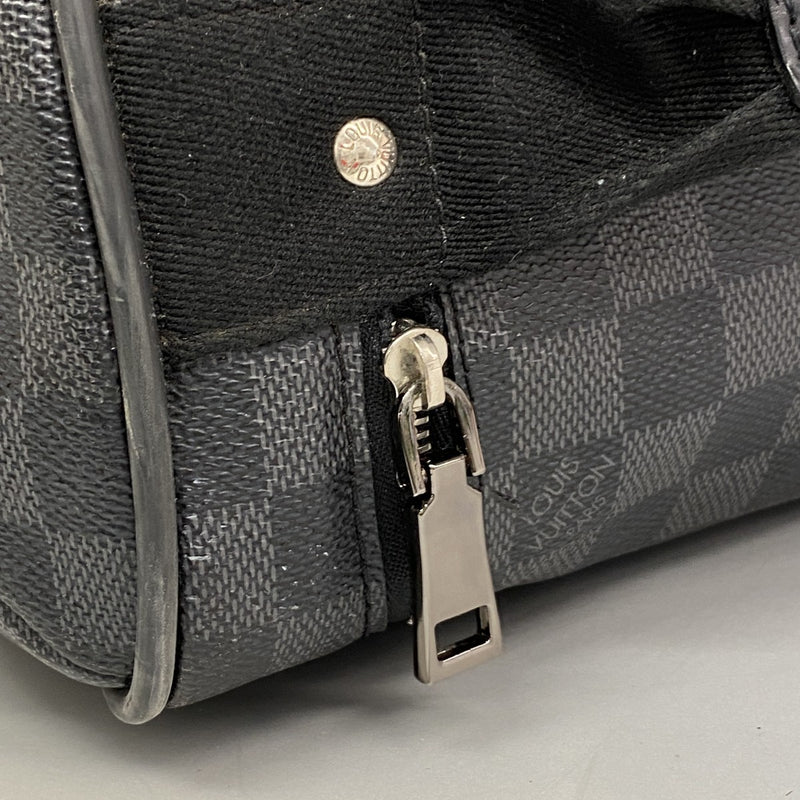 【6fa0060-k】ルイヴィトン キャリーバッグ ダミエ・グラフィット ネオエオール65 N23001 ブラック グレー【中古】メンズ