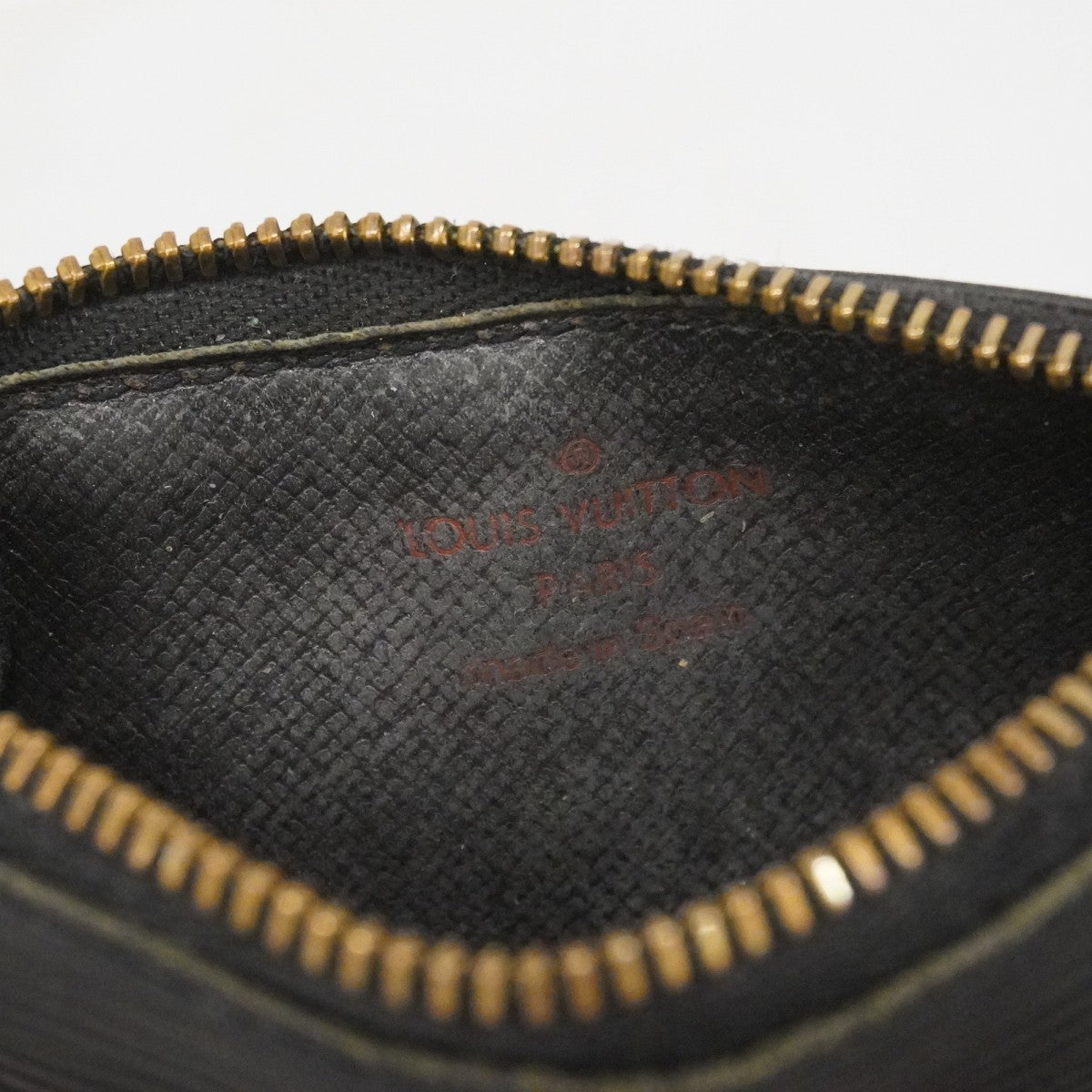 【6fa0064】ルイヴィトン コインケース エピ ポシェットクレ M63802 ノワール【中古】メンズ レディース ユニセックス