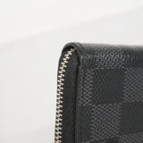 【6fa0065】ルイヴィトン コインケース ダミエ・グラフィット ジッピーコインパース N63076 グレー ブラック【中古】メンズ