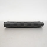 【6fa0066】ルイヴィトン 長札入れ ダミエ・グラフィット ポルトフォイユ ロン N62227 グレー ブラック【中古】メンズ