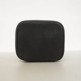 【6fa0072-k】シャネル バニティバッグ キャビアスキン ブラック ゴールド金具【中古】レディース