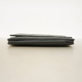 【6fa0075-k】シャネル ショルダーウォレット マトラッセ チェーンショルダー ラムスキン ブラック シルバー金具【中古】レディース