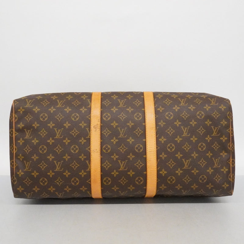 【6fa0081】ルイヴィトン ボストンバッグ モノグラム キーポル55 M41424 ブラウン【中古】メンズ レディース ユニセックス