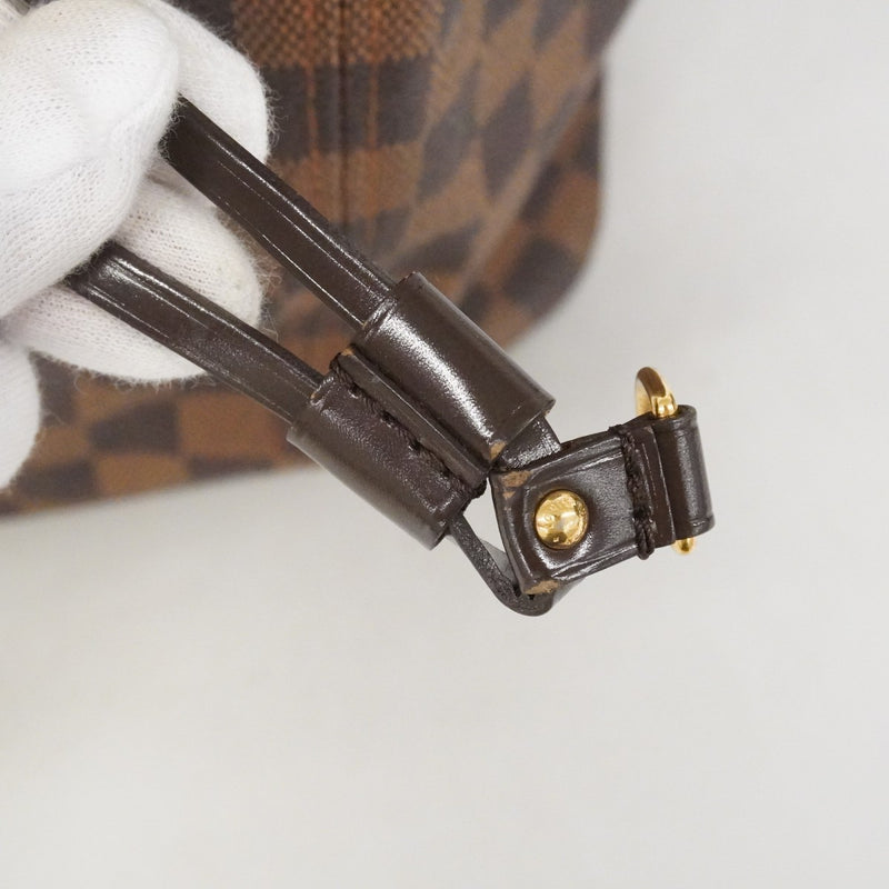 【6fa0090】ルイヴィトン トートバッグ ダミエ ネヴァーフルMM N51105 エベヌ【中古】レディース